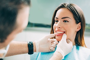 patient during cosmetic consultation in Castle Shannon